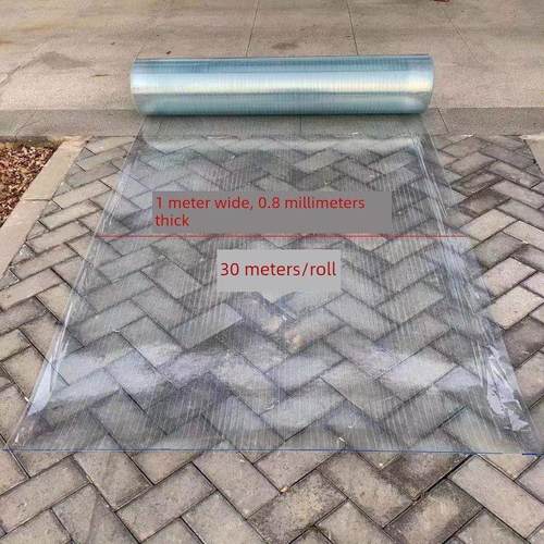 透明彷玻璃塑料板阳光板透明玻璃雨棚树脂耐力板平板防雨FRP采光