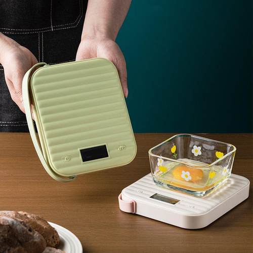 电子秤克重秤烘焙电子称小型高精度去皮单位切换送电池时尚高颜值
