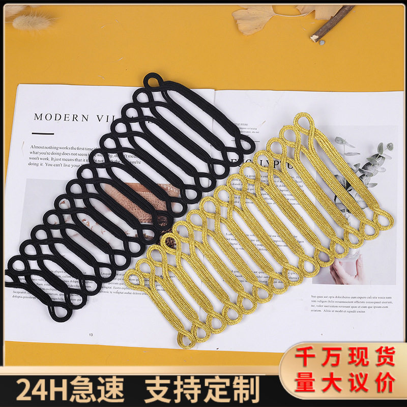 直销 金丝盘扣 欧美服饰呢大衣英伦风装饰手工扣 梯形扣