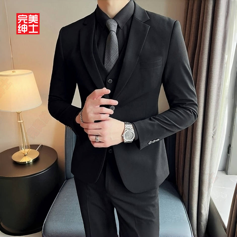 西装外套男士正装职业装大码套装商务办公制服新婚礼服伴郎春秋季