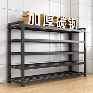 鞋架家用门口多层碳钢入户门2025新款简易换鞋凳可坐门外楼道鞋柜