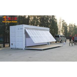 服务区小区广场街头路边都适用 箱商店 可折叠翻转移动 网红集装