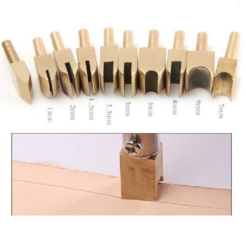 极速11Pc Wood Bkurner Tips Set Pyrography Brass Wood Burning