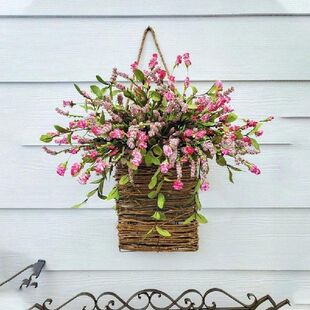 Bssket Door 新品 Flower Spring Summer Decortion rtificil Wll