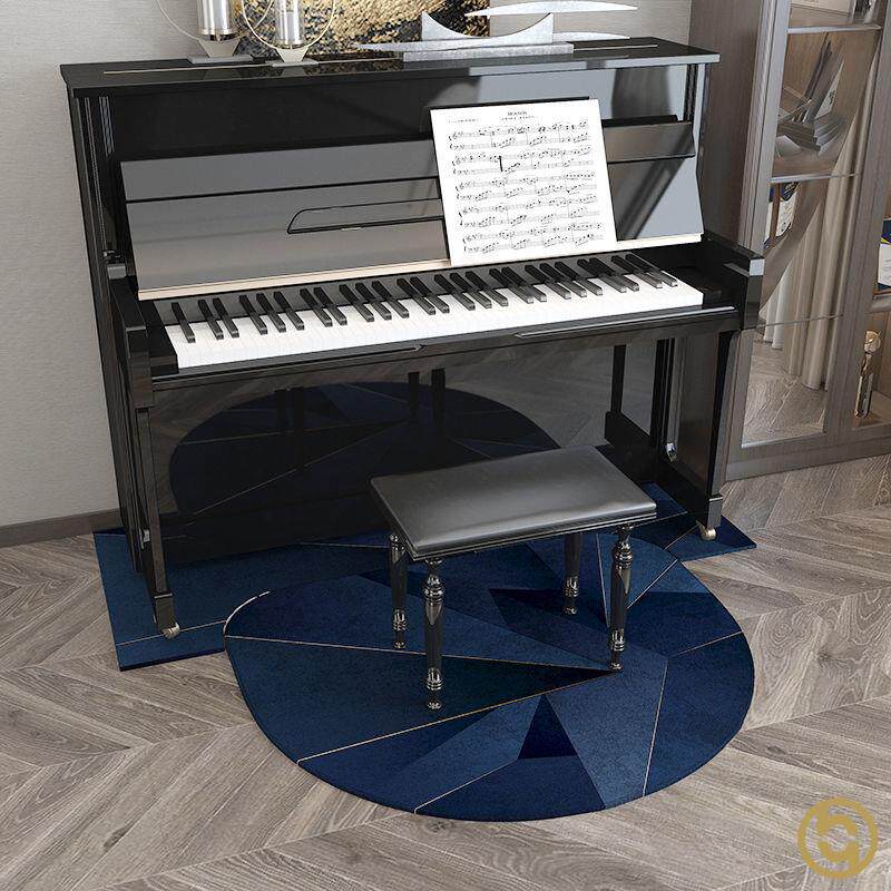 新品钢琴专用消音垫立式隔音地毯吸音圈绒地垫加厚录X音室减震降