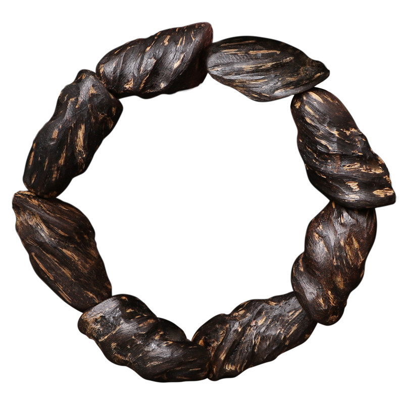 极速沉水级沉香手串 正宗文v莱天然沉香木佛珠男女士随形手链保真