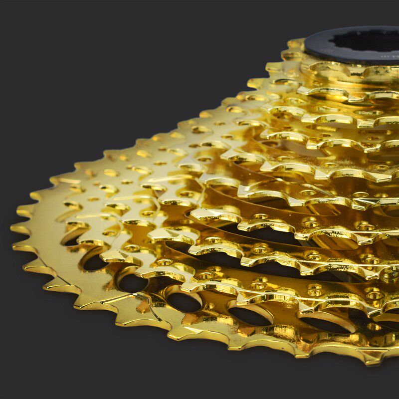 新品厂销自行车8 9n 10 11 12速山地公路炫彩金色银色飞轮自行车