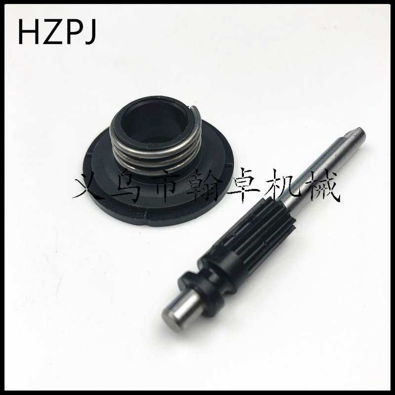 新品HUS 435 440E 445 v450E 340 345 350机油泵蜗杆胡斯华纳配件
