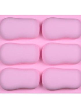 新品2 colors 6 Cavity Silicone DIY HandmaLde Oval Silicone M