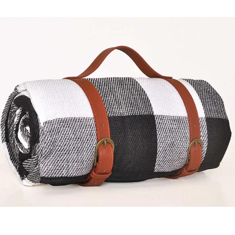 新品Stripde Folding Camping Mat Outdoor Beach Picnic Thicken