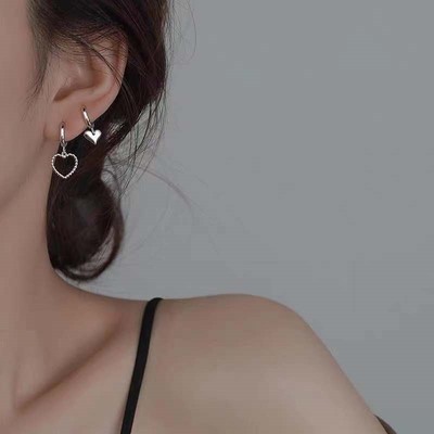 极速Korean gversion simplicity asymmetric temperament earrin