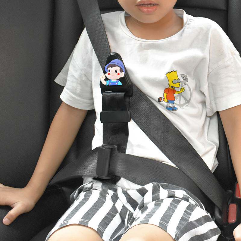 新品汽车用d儿童安全带调节固定器护肩套可携式防勒脖简易座椅限