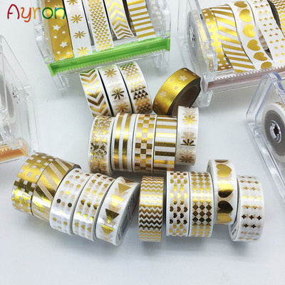 极速High quality Gold foil 10m paper tape dot,stSrip,pineapp