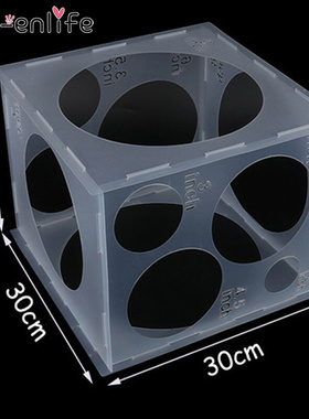 新品11Holes Balloon Sizer Box 2B-10inch Balloons Measuring b