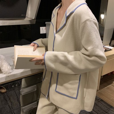 极速大码加厚德绒睡衣冬季女款保暖2025新款秋冬T珊瑚绒家居服套