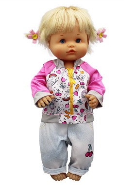 极速2021 New Sprinng Suit Doll Clothes Fit 42cm Nenuco Doll