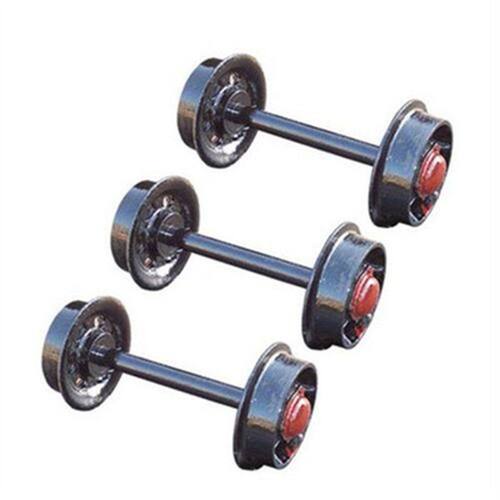 新品600轨距矿车轮对 轨C道运输铸钢300mm生产