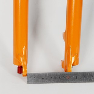 29寸登山自行车双肩避震前叉气压油簧减震前叉 h27.5 极速新品