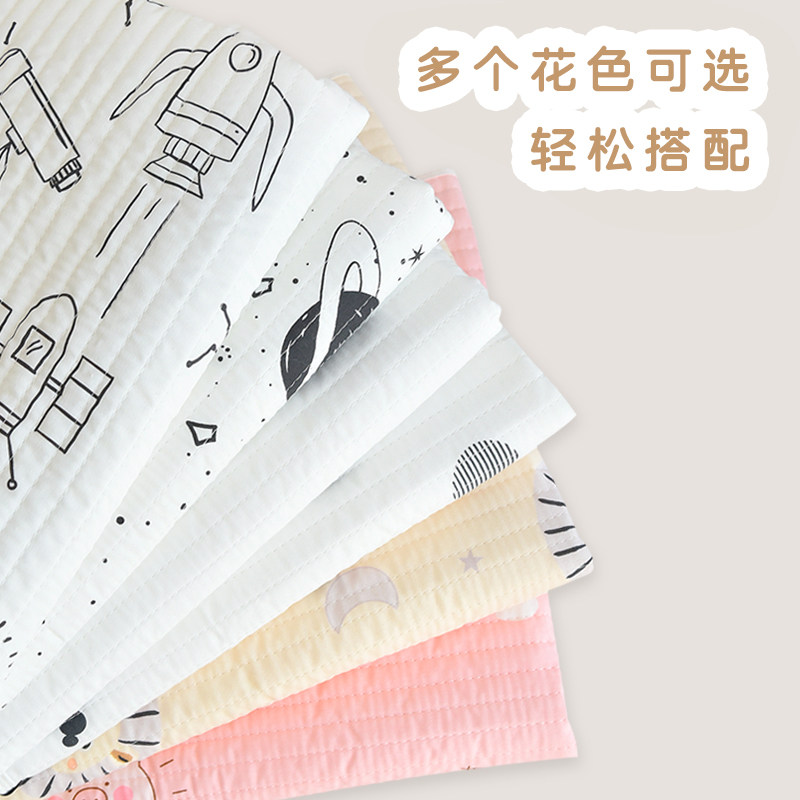新品定制ins韩国婴儿床床笠新生儿童夹棉床垫套罩幼儿Z园宝宝纯棉
