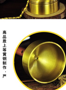 新品台湾引c磬佛具用品家用佛前摆件日式纯铜法器静心冥想唤醒声