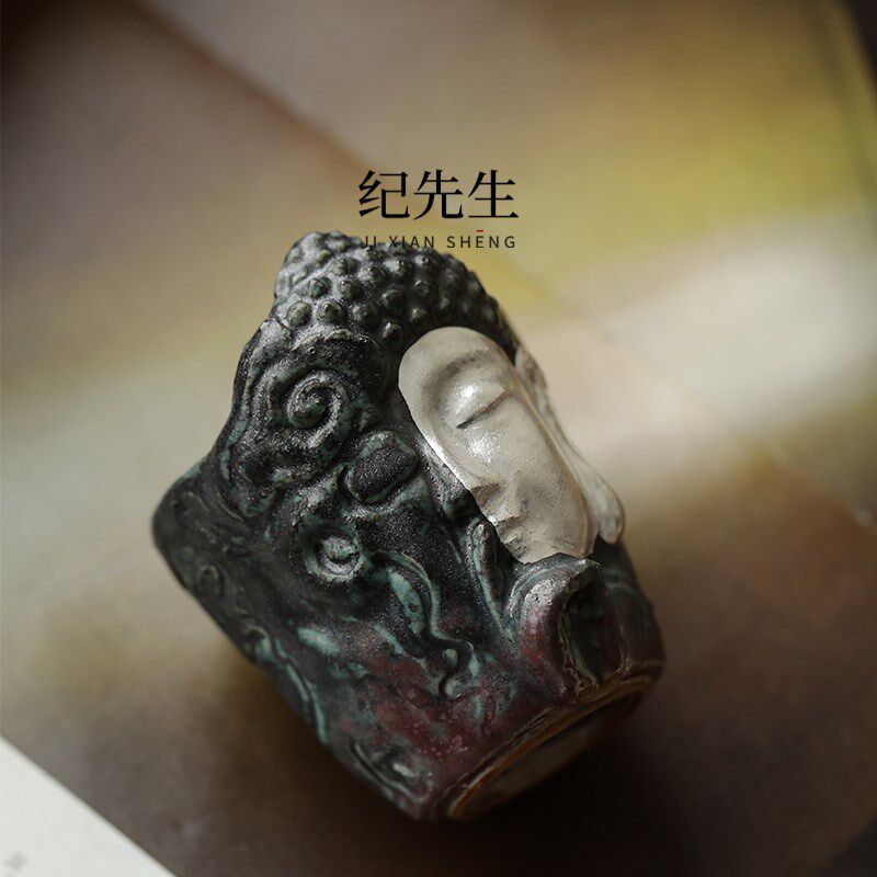 新品国潮文化敦煌鎏银茶杯主人杯B礼盒装送朋友信佛老外长辈退休