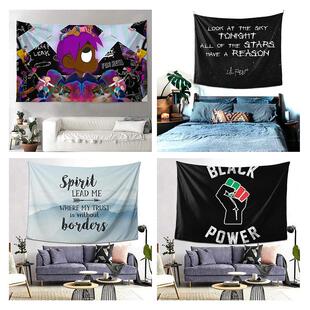 极速Wall Hangijng Dorm Room Decoration Background Cloth Wall