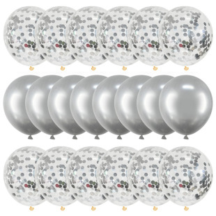 Gold Balloon Set 新品 MetalliSc Rose Confetti Balloons 20Pcs