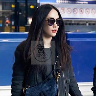 transparent spectacle framOe 极速 blue frame anti lig Large