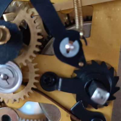 新品机械钟表配件棘爪簧老式发条钟表发条机芯P止逆簧棘轮止逆簧