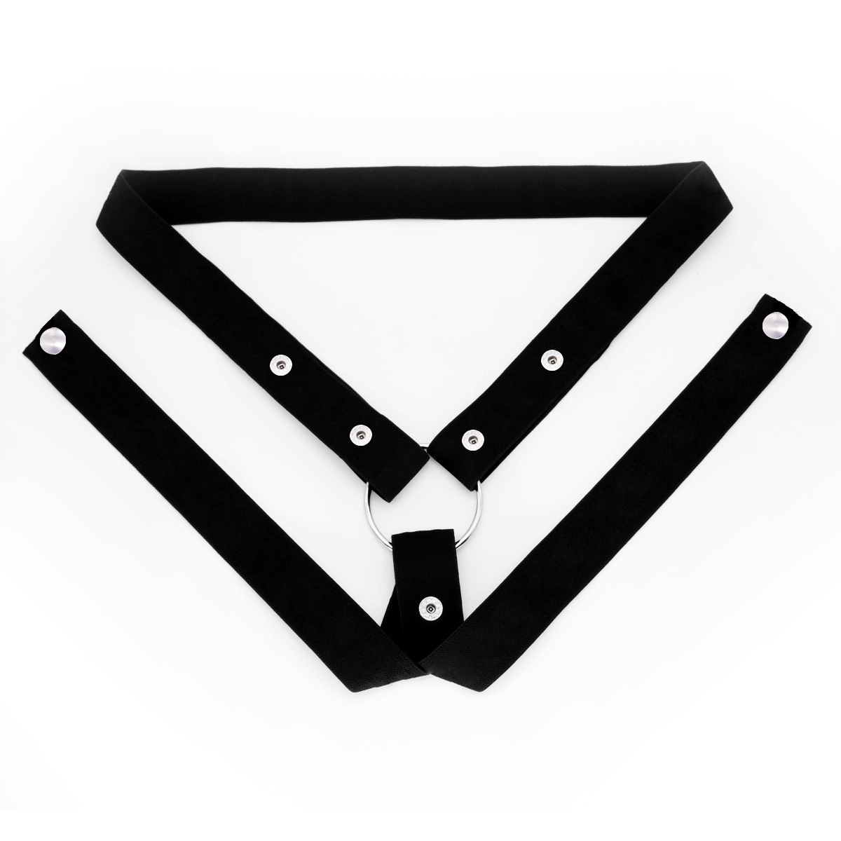 男用贞操锁辅助带三向宽束缚拉贞洁锁CB锁固定带弹性松紧吊环显大