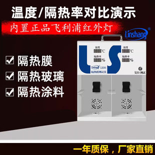 林上LS301太阳膜温度测试仪汽车隔热膜隔热率温度检测仪温差箱