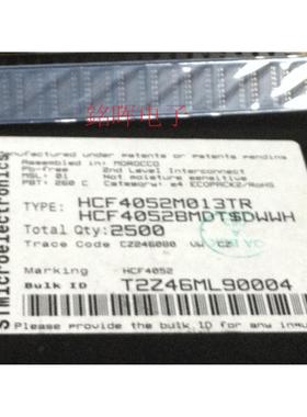 热销 全新 ST  贴片IC  HCF4052M013TR  SOP-16 多路复用器 现货