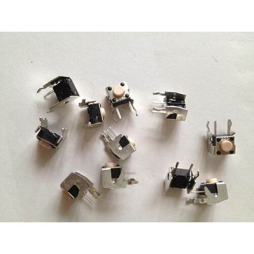 进口日本HDK  轻触开关 按键开关 6X6X5MM  带支架  原包
