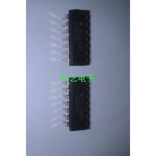 CD4001BE CD4001 DIP-14德州TI逻辑电路集成电路