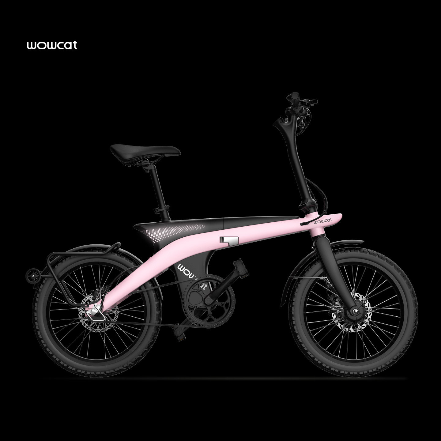 WOWCAT TEC7 LIMITED季度色限量款电助力自行车折叠车女款公路车