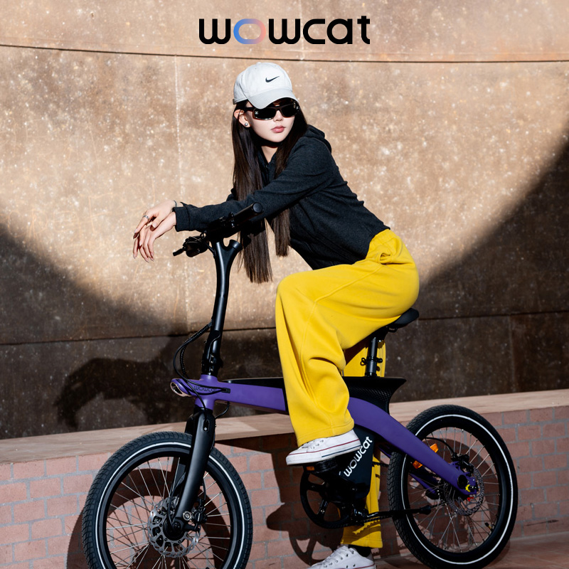 WOWCAT电助力折叠自行车蓝牙音响