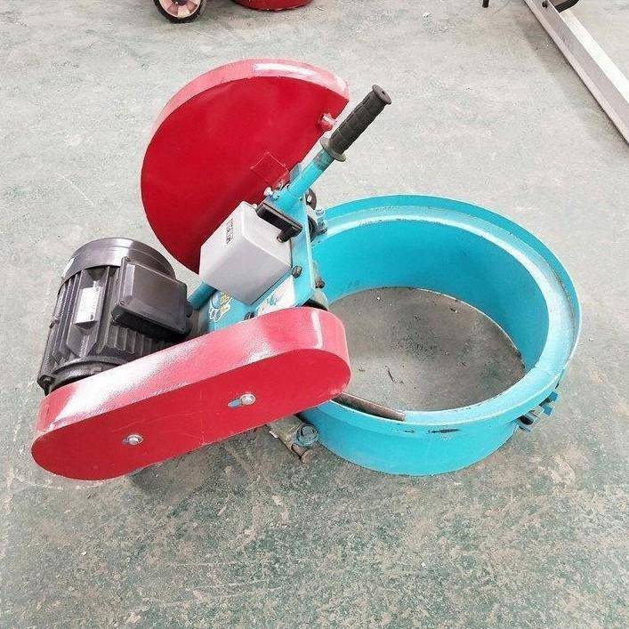 管桩卡箍切桩机抱箍式破桩机新型电动锯桩机水泥桩子切割机