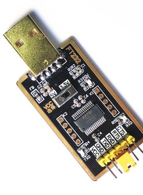 土豪金FT232升级小板 USB转TTL串口FT232R FT232RL TTL刷机下载线