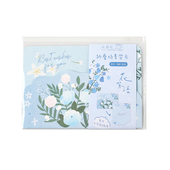 礼物生日 秘语系列春日植物系卡片毕业季 礼研社折叠场景式 贺卡花