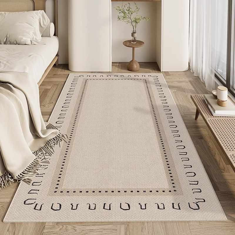 新款2024卧室床边毯日式客厅轻奢高级感地垫书房耐脏阳台飘窗垫子,居家布艺,床边毯,淘宝优惠券,粉丝福利购,淘宝优惠卷