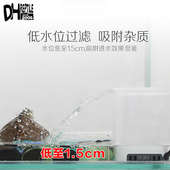 乌龟缸过滤器低水位浅水小型鱼缸瀑布过滤器静音三合一潜水循环泵