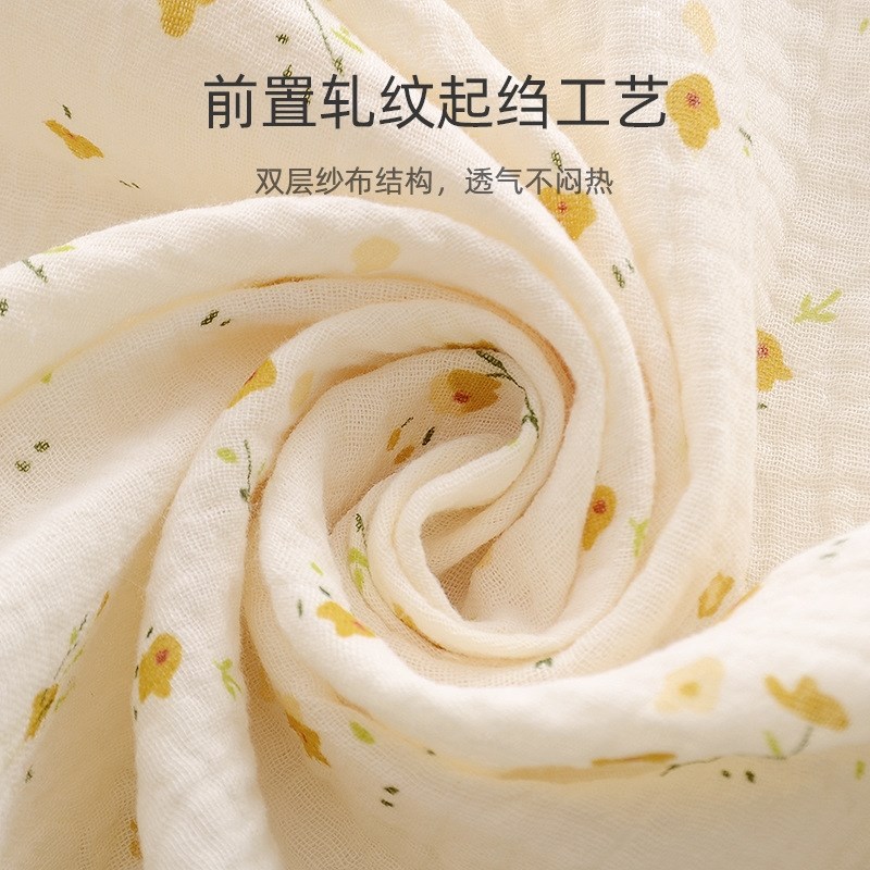 婴儿包单初生纯棉包被大尺寸产房夏季0一3月新生儿专用纱布浴巾薄