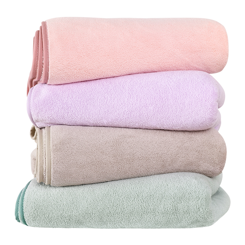 宝宝婴儿浴巾柔软新生的儿洗澡专用沐巾四方正方形儿童男童女童冬