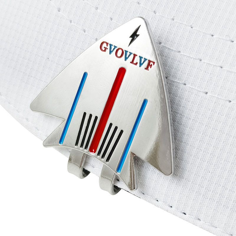 高尔夫帽夹 一杆进洞 One Putt 高尔夫马克 特价球位标 外贸热销