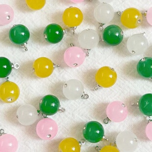 仿玉石扣子旗袍唐装树脂莲蓬小纽扣复古汉服衬衫衣服盘扣服装钮扣