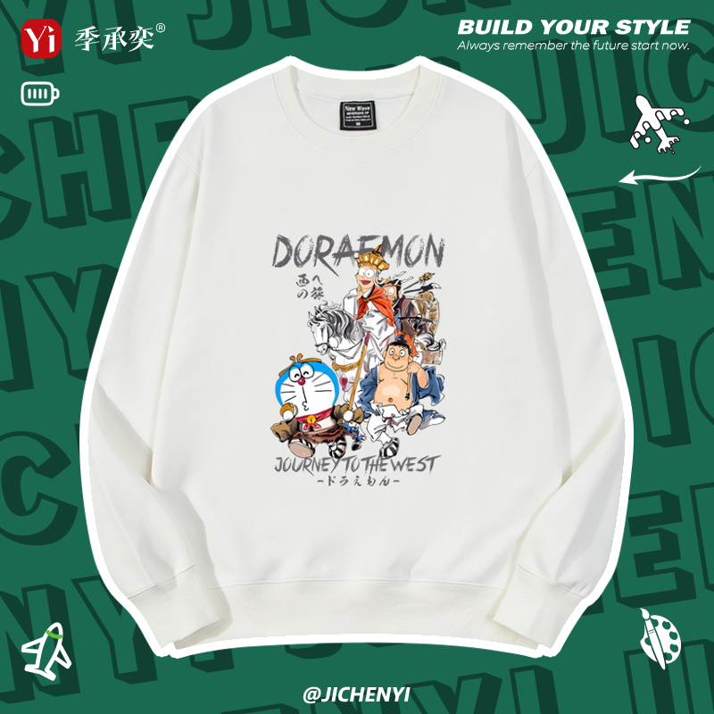 哆啦a梦机器猫西游记联名卫衣