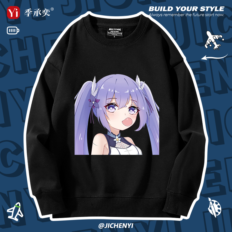 虚拟偶像女团周边圆领卫衣