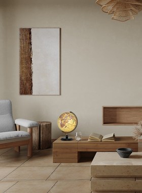 美式复古地球仪客厅装饰品小摆件家居酒I柜电视柜玄关工艺品轻奢