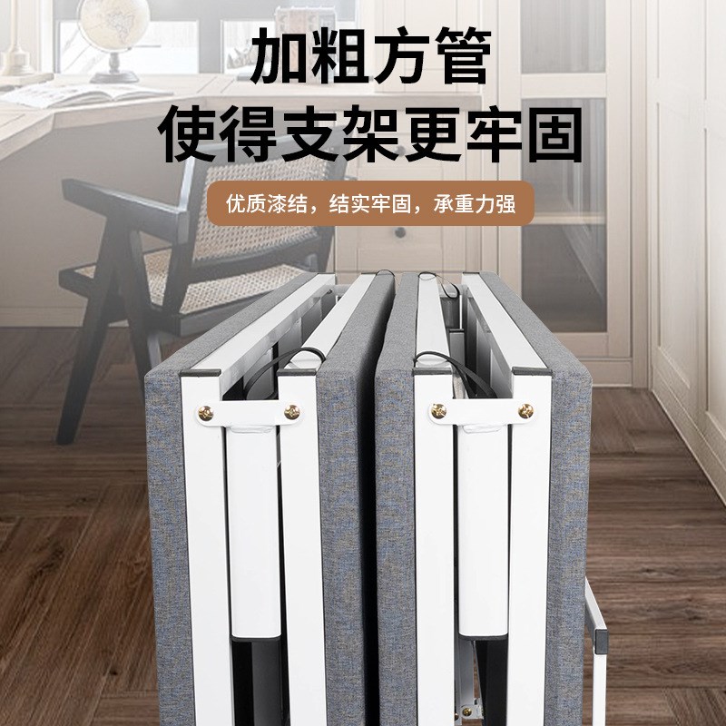 入柜式折叠隐形床家用款小w户型四折伸缩推拉床五金配件带轮子