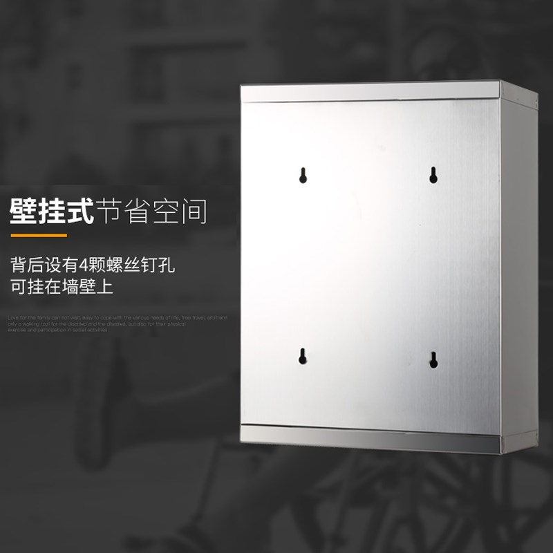 304不锈钢信箱带锁挂壁式小号A建议箱举报箱室外防水信报箱意见箱